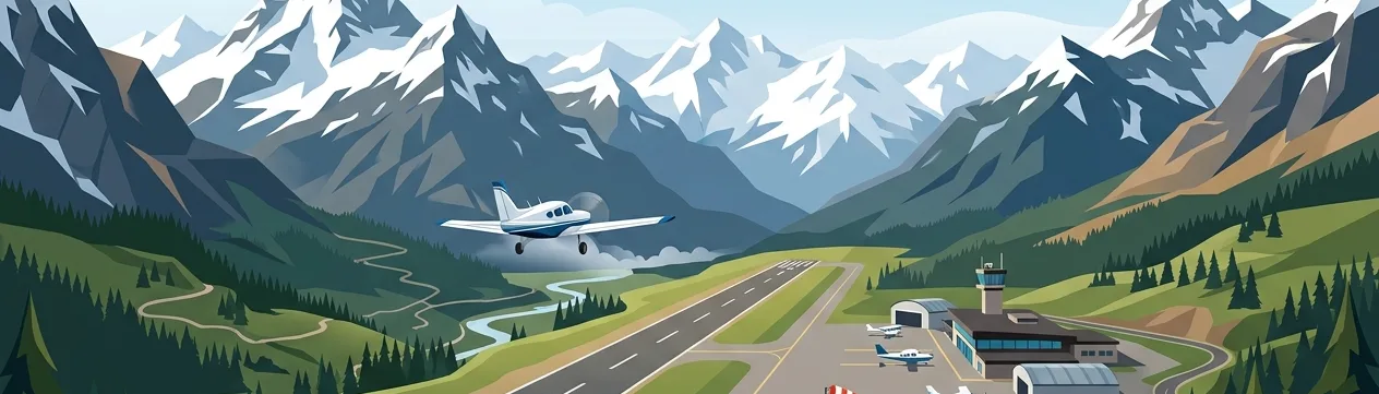 Black Diamond/Flying R Ranch Airport Mountain Airport illustration